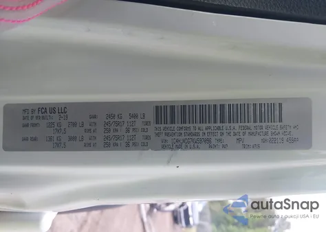 2019 Jeep Wrangler Unlimited Sport S 4X4 z USA, uszkodzony, nr VIN 1C4HJXDG7KW597096